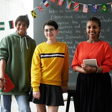 Students studying in Ireland