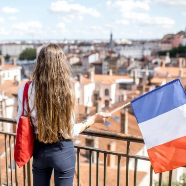 Students studying in France