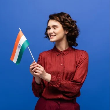 Students studying in India